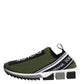 Dolce & Gabbana Green Black Slip On Sorrento Sneakers Shoes