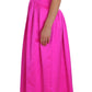 Dolce & Gabbana Elegant Silk Full Length Pink Sheath Dress