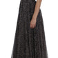 Dolce & Gabbana Glamorous Sequined Silk Full-Length Dress