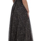 Dolce & Gabbana Glamorous Sequined Silk Full-Length Dress