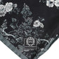 Dolce & Gabbana Black Floral Silk Square Foulard Scarf