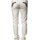 Dolce & Gabbana White Cotton Skinny Men Denim Jeans