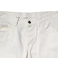 Dolce & Gabbana White Cotton Skinny Men Denim Jeans