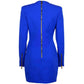 Balmain Blue Wool Dress