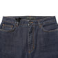 Dolce & Gabbana Blue Queen Patch AUDREY Mid Waist Denim Jeans