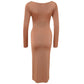 Tom Ford Orange Viscose Long