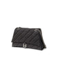 Balenciaga Black Fabric And Leather Shoulder Bag