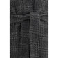 Balenciaga Check long Coat