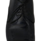 Dolce & Gabbana Elegant Dark Blue Leather Derby Dress Shoes