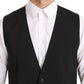 Dolce & Gabbana Elegant Gray Formal Vest - Regular Fit