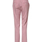 Dolce & Gabbana Pink Wool Mid Waist Tapered Pants