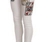 Dolce & Gabbana Queen Of Hearts Embellished Skinny Pants