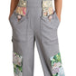 Dolce & Gabbana Exquisite Floral Embellished Denim Overalls