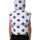 Dolce & Gabbana White Black DG Mania Polyester Puffer Jacket