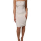 Dolce & Gabbana White Full Slip DG Logo Silk Dress Sleepwear
