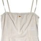 Dolce & Gabbana White Full Slip DG Logo Silk Dress Sleepwear
