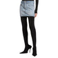 Balenciaga Logo Print Denim Skirt