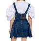 Alexander McQueen Denim Mini Dress
