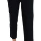 Dolce & Gabbana Chic Black Cotton Trousers