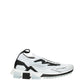Dolce & Gabbana White Fabric Athletic Sneakers