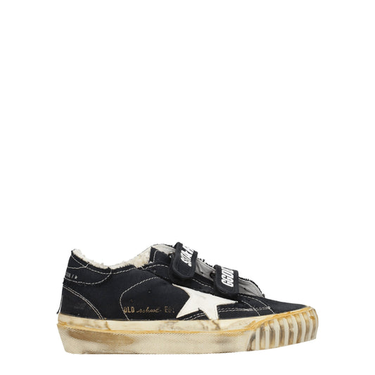 Golden Goose Black Fabric Sneakers