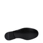 Versace Gray Leather Slip-On Loafers