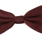 Dolce & Gabbana Elegant Maroon Silk Bow Tie