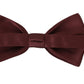 Dolce & Gabbana Elegant Maroon Silk Bow Tie