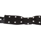 Dolce & Gabbana Black 100% Silk Polka Dot Adjustable Neck Bow Tie