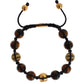 Nialaya Chic Multicolor CZ & Tigers Eye Bracelet