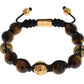 Nialaya Chic Multicolor CZ & Tigers Eye Bracelet