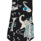 Dolce & Gabbana Elegant Black Music Pattern Silk Neck Tie