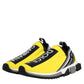 Dolce & Gabbana Yellow Logo Low Top Sorrento Sneakers Shoes