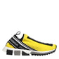 Dolce & Gabbana Yellow Logo Low Top Sorrento Sneakers Shoes