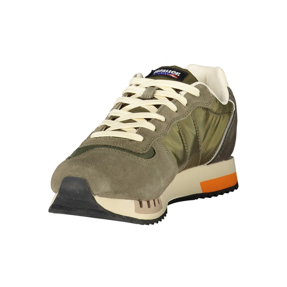 Blauer Green Polyester Men Sneaker