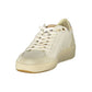 Blauer White Leather Women Sneaker