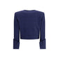 Chloé Boxy Jacket in wool plaid