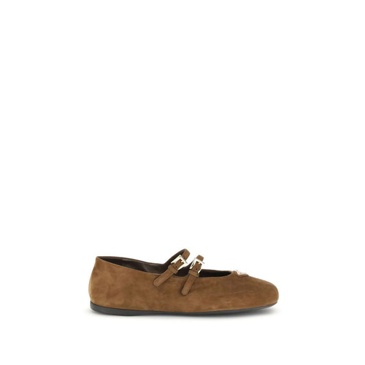 Prada Suede Ballerinas