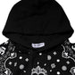 Dolce & Gabbana Black Bandana Hooded Men Sweatshirt Sweater