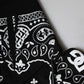 Dolce & Gabbana Black Bandana Hooded Men Sweatshirt Sweater