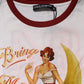 Dolce & Gabbana White Bring Me To The Moon Pin Up T-shirt Top