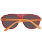 Benetton Red Injected Sunglasses