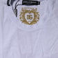 Dolce & Gabbana White Short Sleeves Crew Neck Top T-shirt