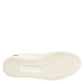 Dolce & Gabbana White Pink Leather Low Top Sneakers Shoes