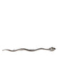 Dolce & Gabbana Silver Brass Crystal Spilla Serpente Mens Brooch Pin