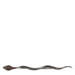 Dolce & Gabbana Silver Brass Crystal Spilla Serpente Mens Brooch Pin