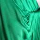 Dolce & Gabbana Dark Green Viscose Long Sleeve Midi Dress