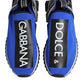 Dolce & Gabbana Blue Logo Low Top Sorrento Sneakers Shoes