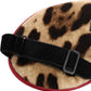 Dolce & Gabbana Brown Leopard Print Silk Women Accessory Sleep Eye Mask