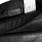 Dolce & Gabbana Black Palmellato Leather Logo Plaque Shoulder Borse Bag